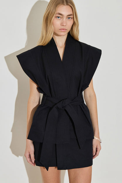 Maison Essentiele | Kimono Top - Black