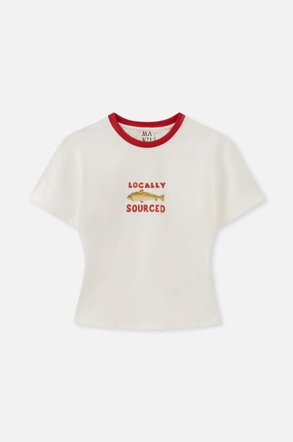 Maku The Label | Locally Sourced Fitted Tee - White