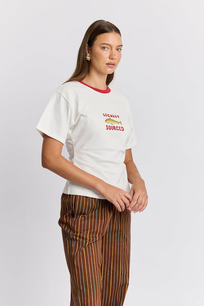 Maku The Label | Locally Sourced Fitted Tee - White