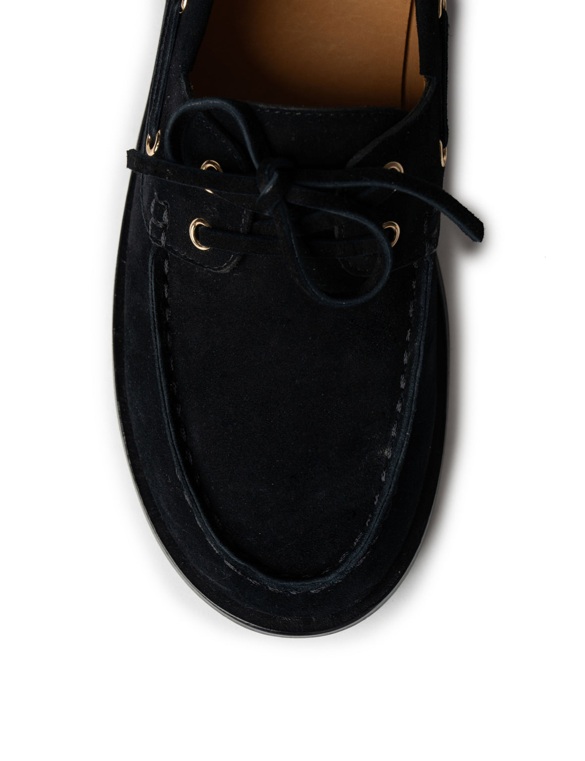 La Tribe | Marlo Boat Shoe - Black Suede