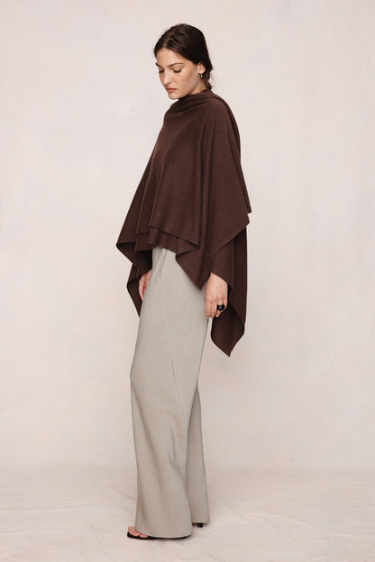 Marle | Matilda Poncho - Carob
