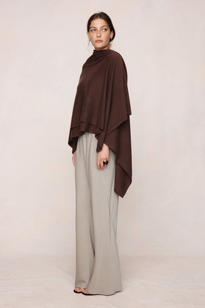 Marle | Matilda Poncho - Carob