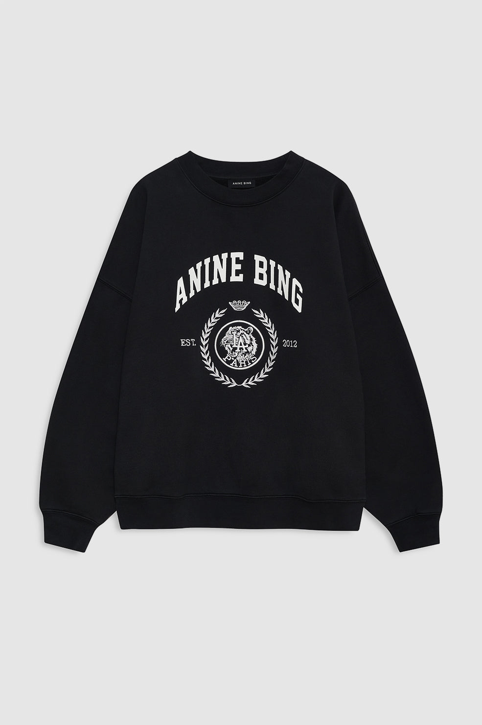 Anine Bing | Miles Sweatshirt Collegiate - Vintage Black