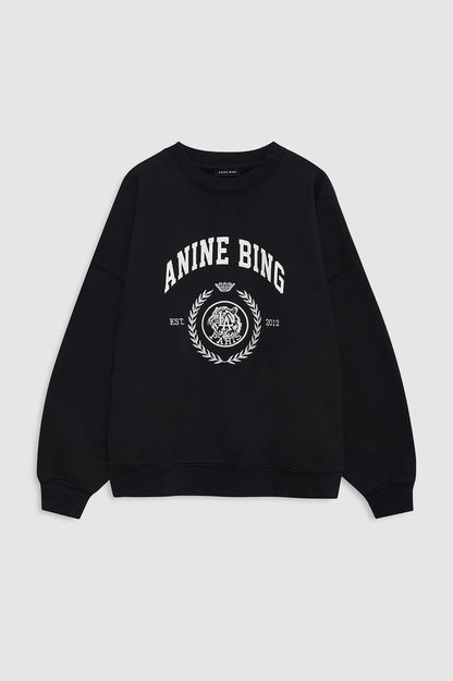 Anine Bing | Miles Sweatshirt Collegiate - Vintage Black