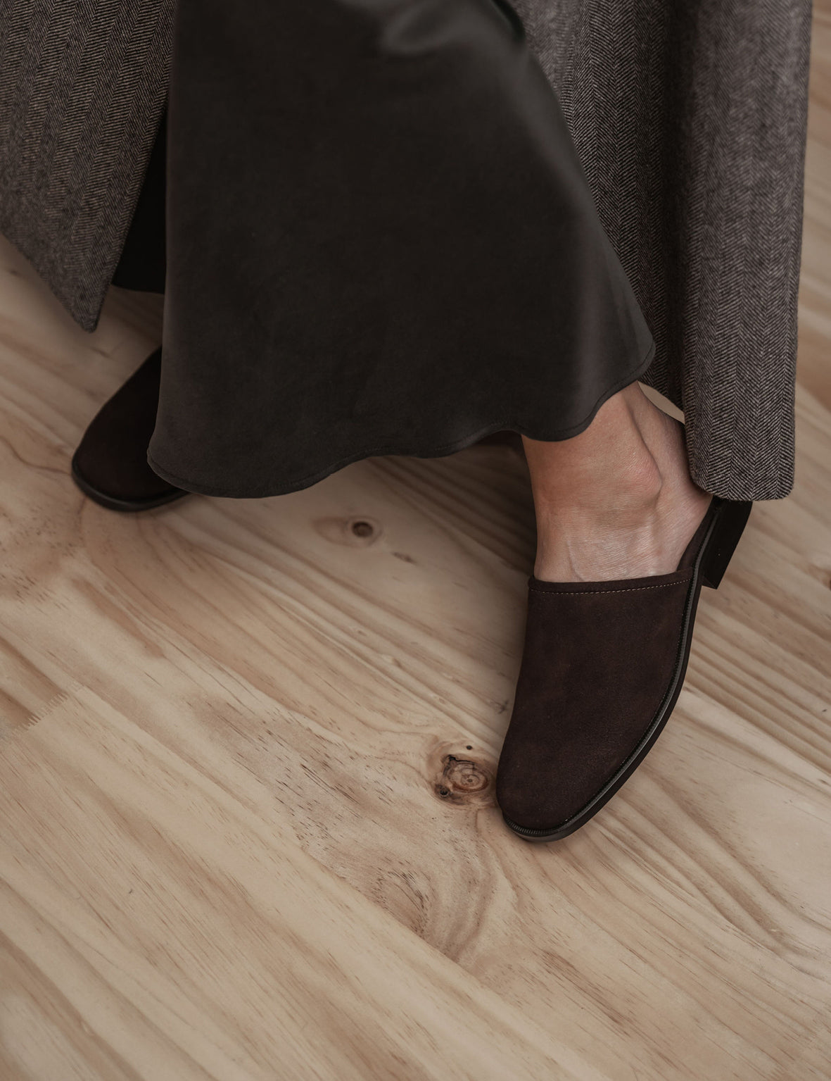 La Tribe | Millie Mule - Chocolate