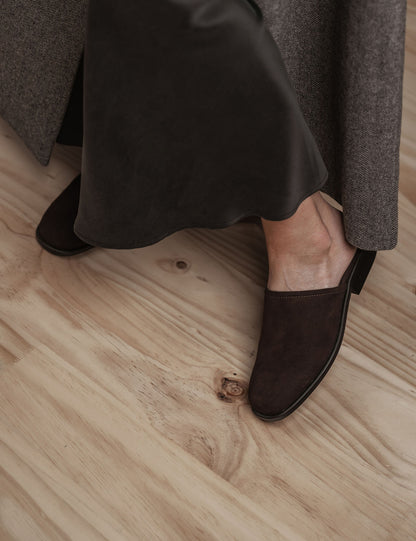 La Tribe | Millie Mule - Chocolate