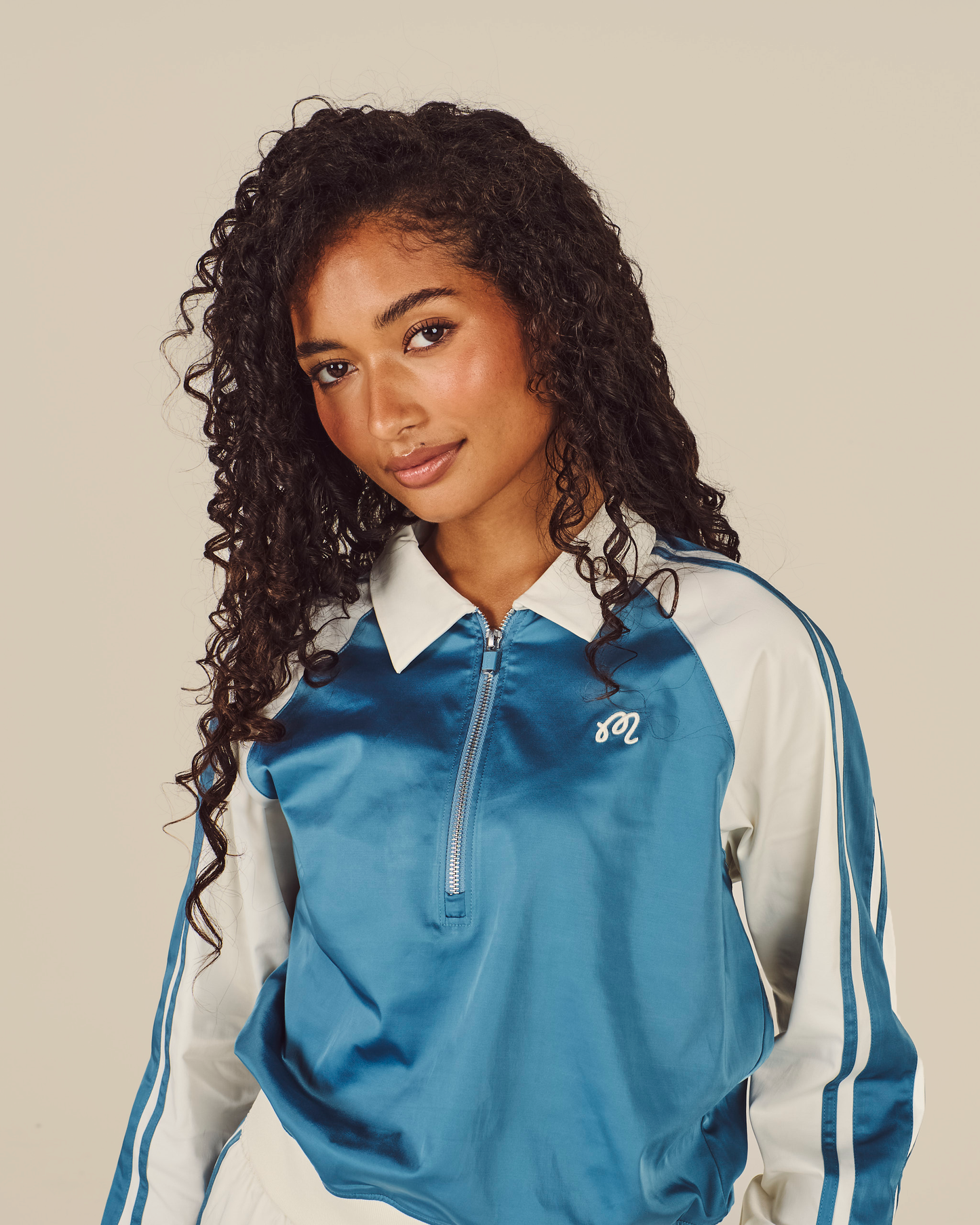 Malbon | Liliana Pullover - Aegean Blue / Cream