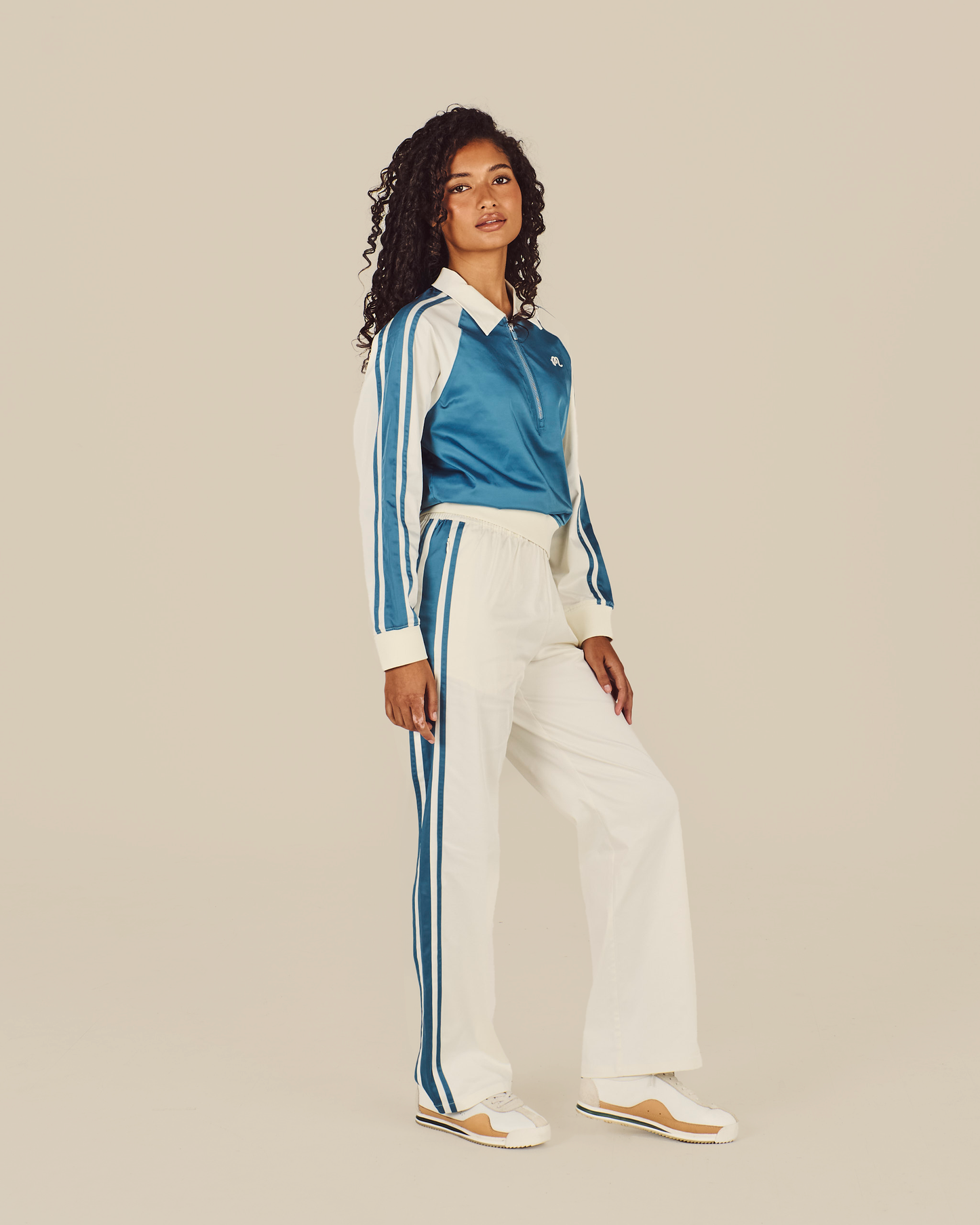 Malbon | Liliana Pullover - Aegean Blue / Cream