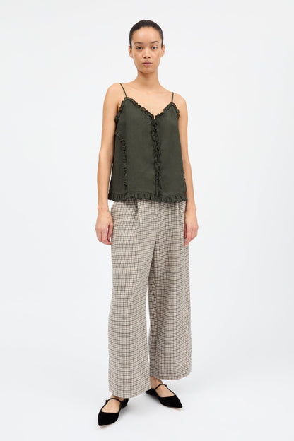 Skall Studio | Madeleine Cami Top - Dark Pine