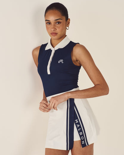 Malbon | Baseline Skirt - White