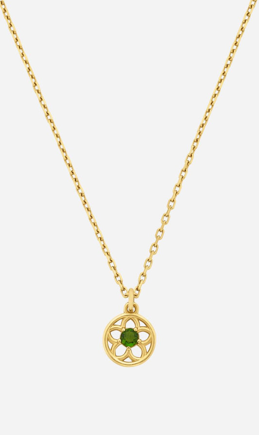 Zoe & Morgan | Manuka Necklace - Gold/Chrome Diopside