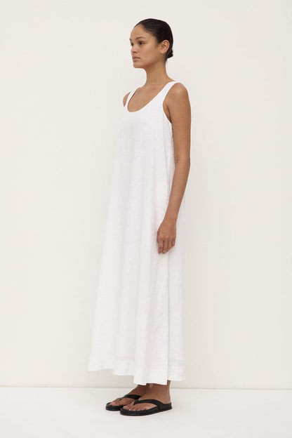 Assembly Label | Maree Linen Maxi Dress - White