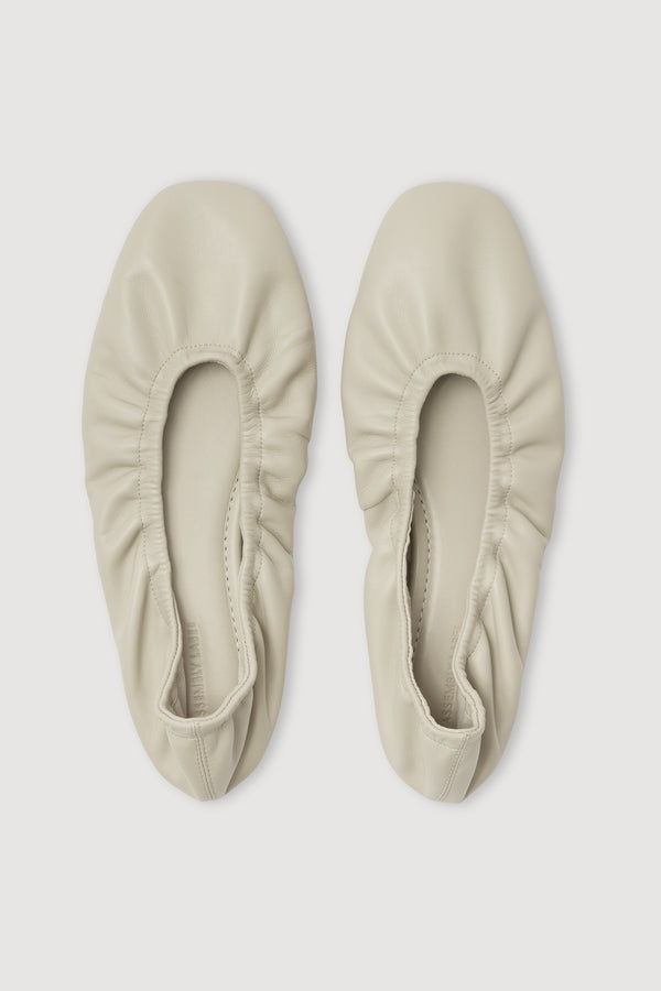 Assembly Label | Marion Leather Ballet Flat - Taupe