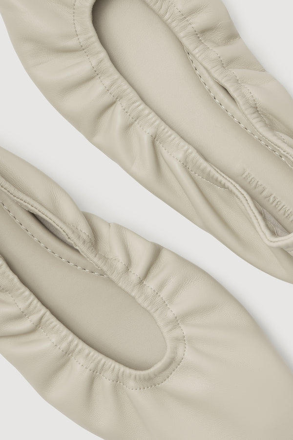 Assembly Label | Marion Leather Ballet Flat - Taupe