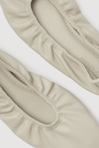 Assembly Label | Marion Leather Ballet Flat - Taupe