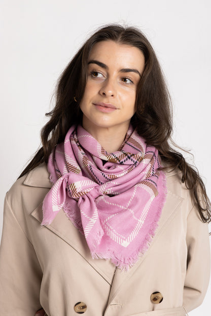 Dark Hampton | The McRae Wool Silk Scarf