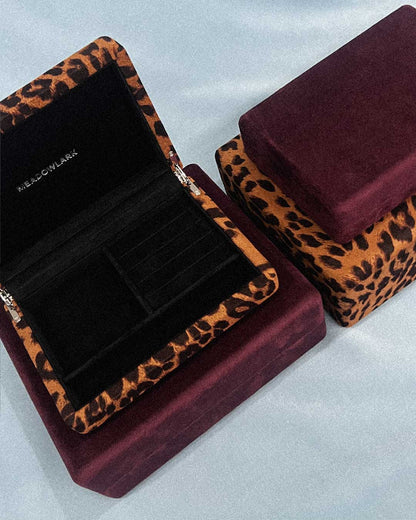 Meadowlark | Velvet Jewellery Box Small - Leopard