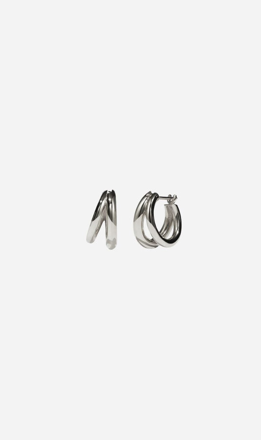 Meadowlark | Coco Hoops Medium - Silver