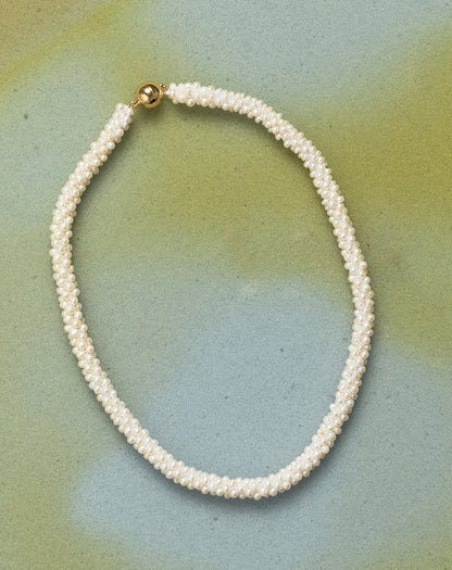 Meadowlark | Pearl Rope Necklace - Sterling Silver