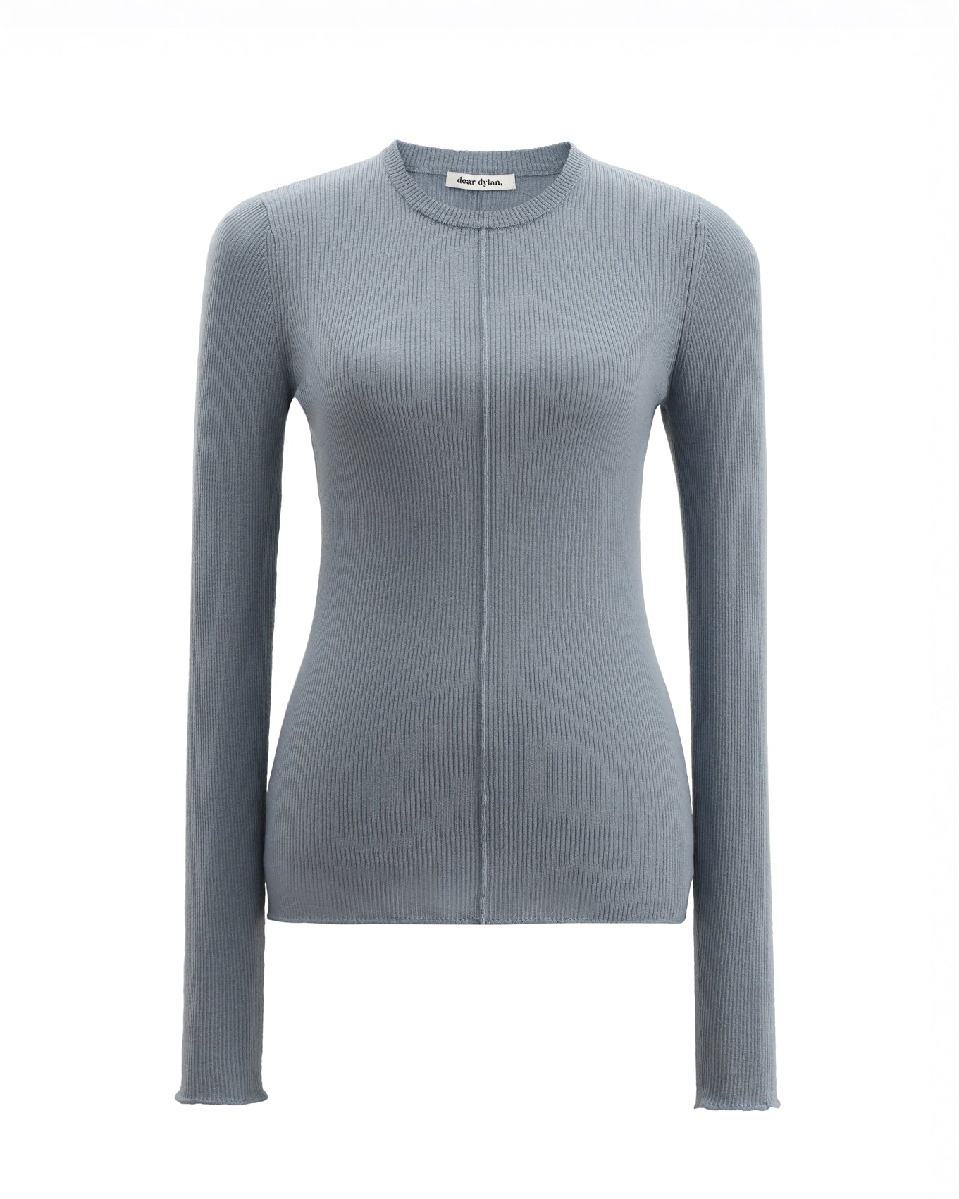 Dear Dylan | Merino Long Sleeve Knit - Denim Blue