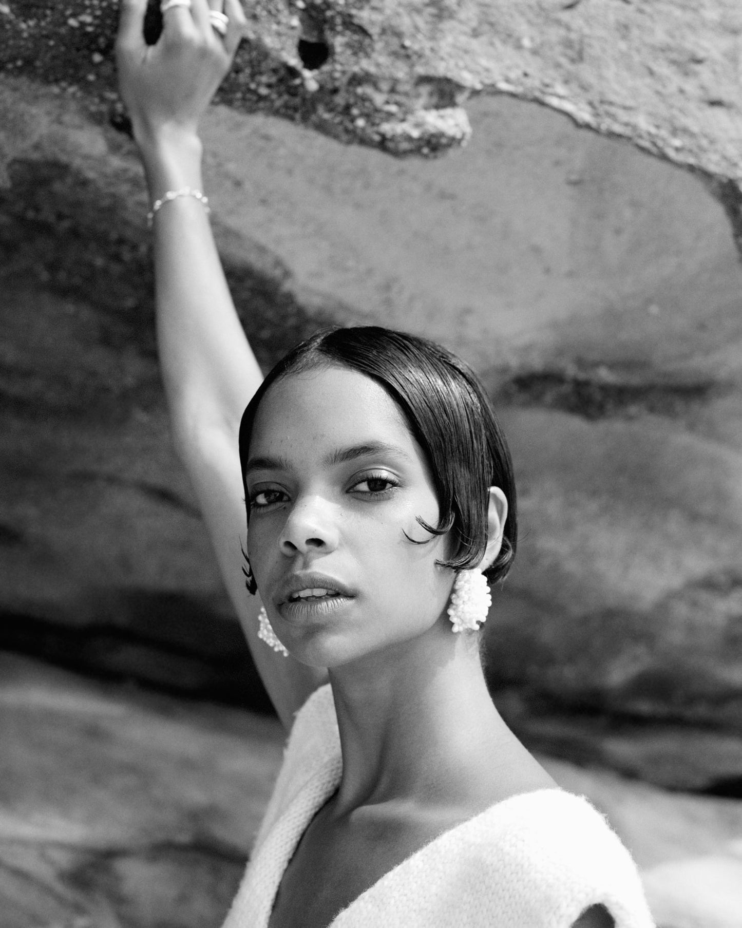 Jasmin Sparrow | Mermaid Earrings - Silver