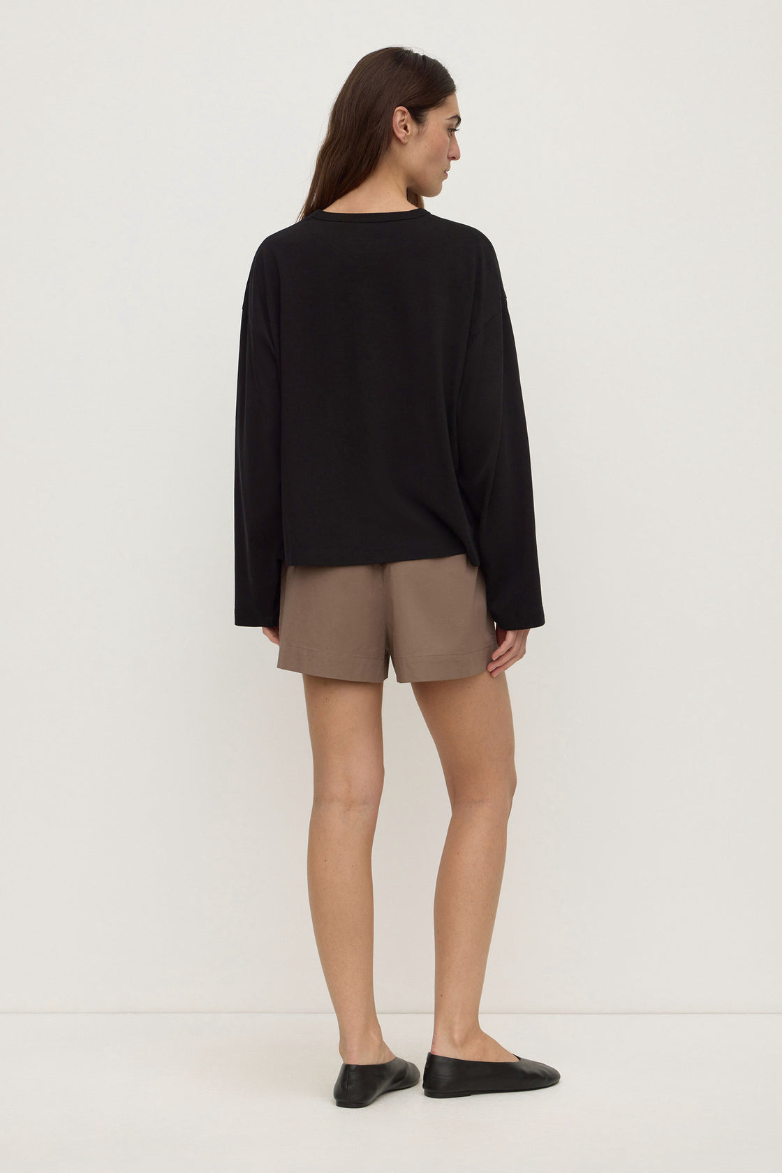 Assembly Label | Micha Poplin Short - Dark Sand