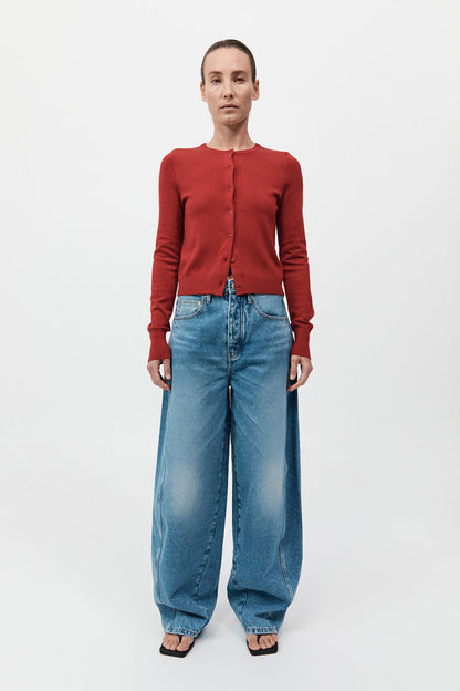 St Agni | Mid Rise Balloon Jeans by Outland Denim - 90s Blue