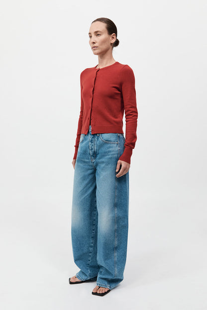 St Agni | Mid Rise Balloon Jeans by Outland Denim - 90s Blue