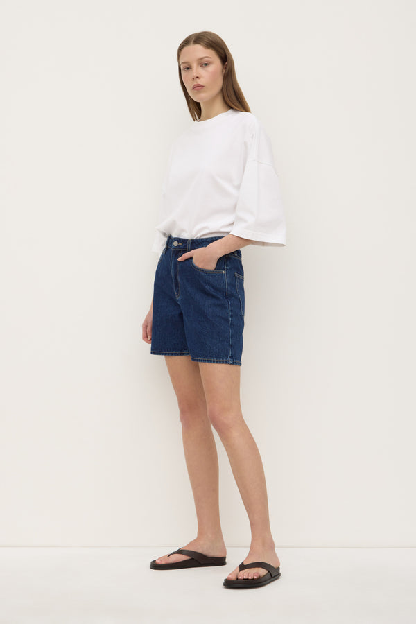 Assembly Label | Mid Rise Vintage Denim Short - Heritage Blue