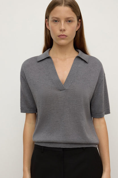 Assembly Label | Mira Polo - Dark Grey Marle