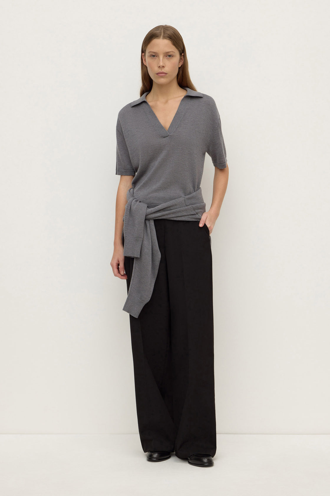 Assembly Label | Mira Polo - Dark Grey Marle