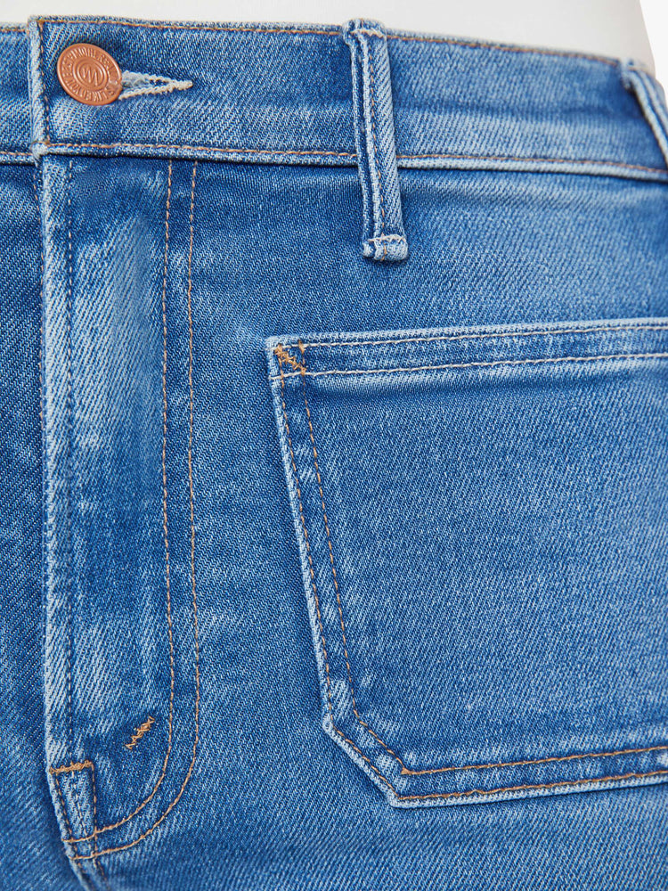 Mother Denim | The Hustler Roller Patch Pocket Sneak - Piece By Piece
