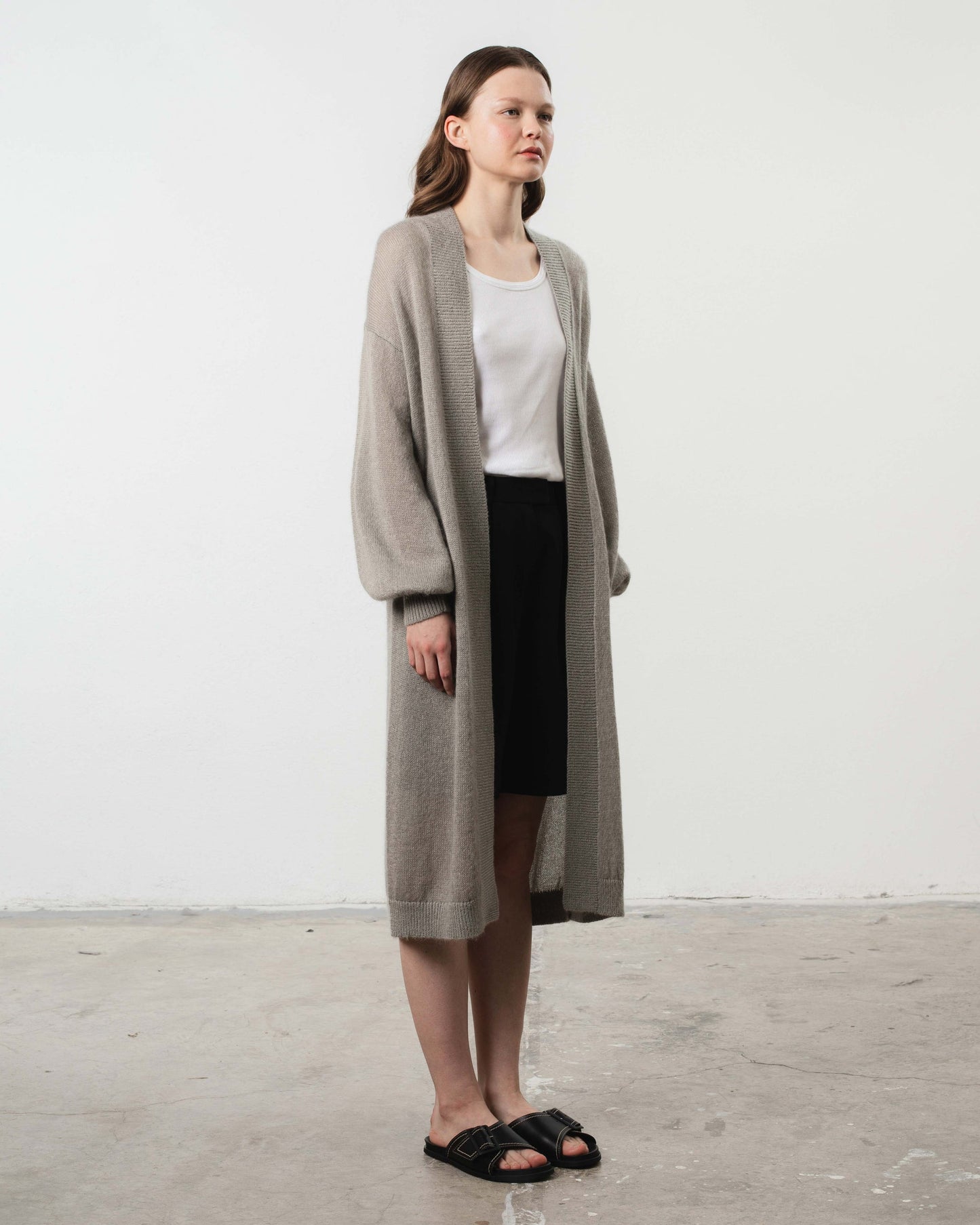 Mr Mittens | Carla Cardigan - Oyster Shell