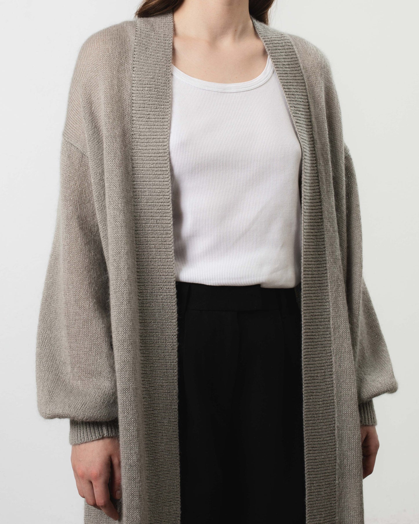 Mr Mittens | Carla Cardigan - Oyster Shell