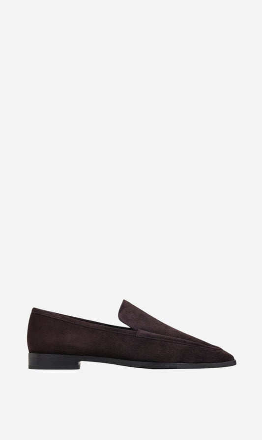 A.Emery | Lane Loafer - Black Berry Suede
