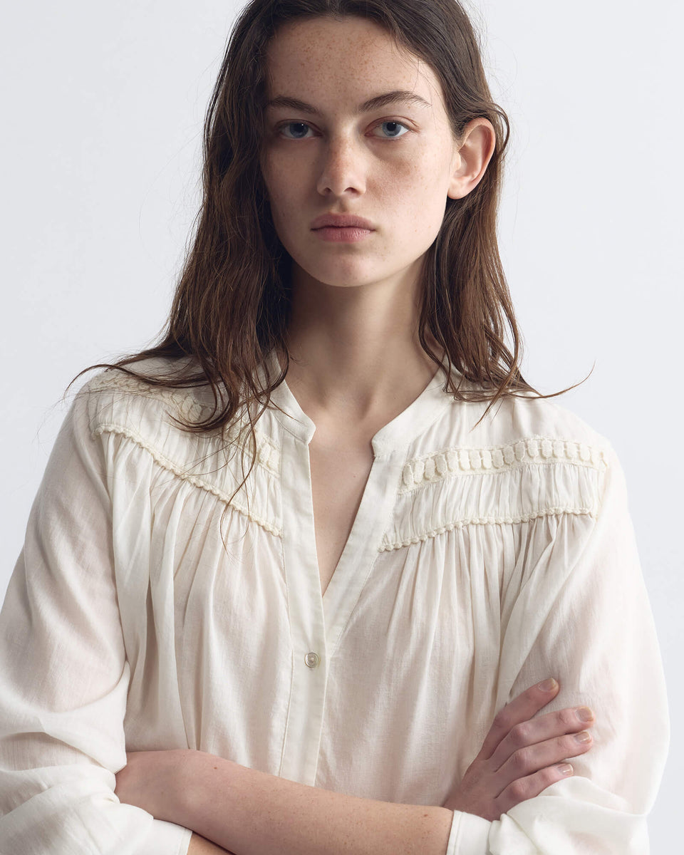 Nili Lotan | Clarys Top - Ivory