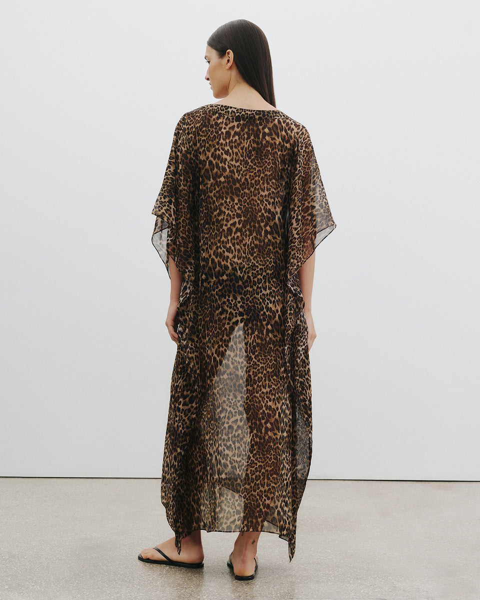 Nili Lotan | Erica Caftan - Vintage Leopard