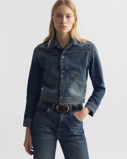 Nili Lotan | Carly Denim Jacket - Simon Wash