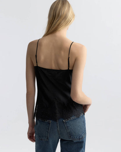 Nili Lotan | Nadine Lace Cami Top - Black