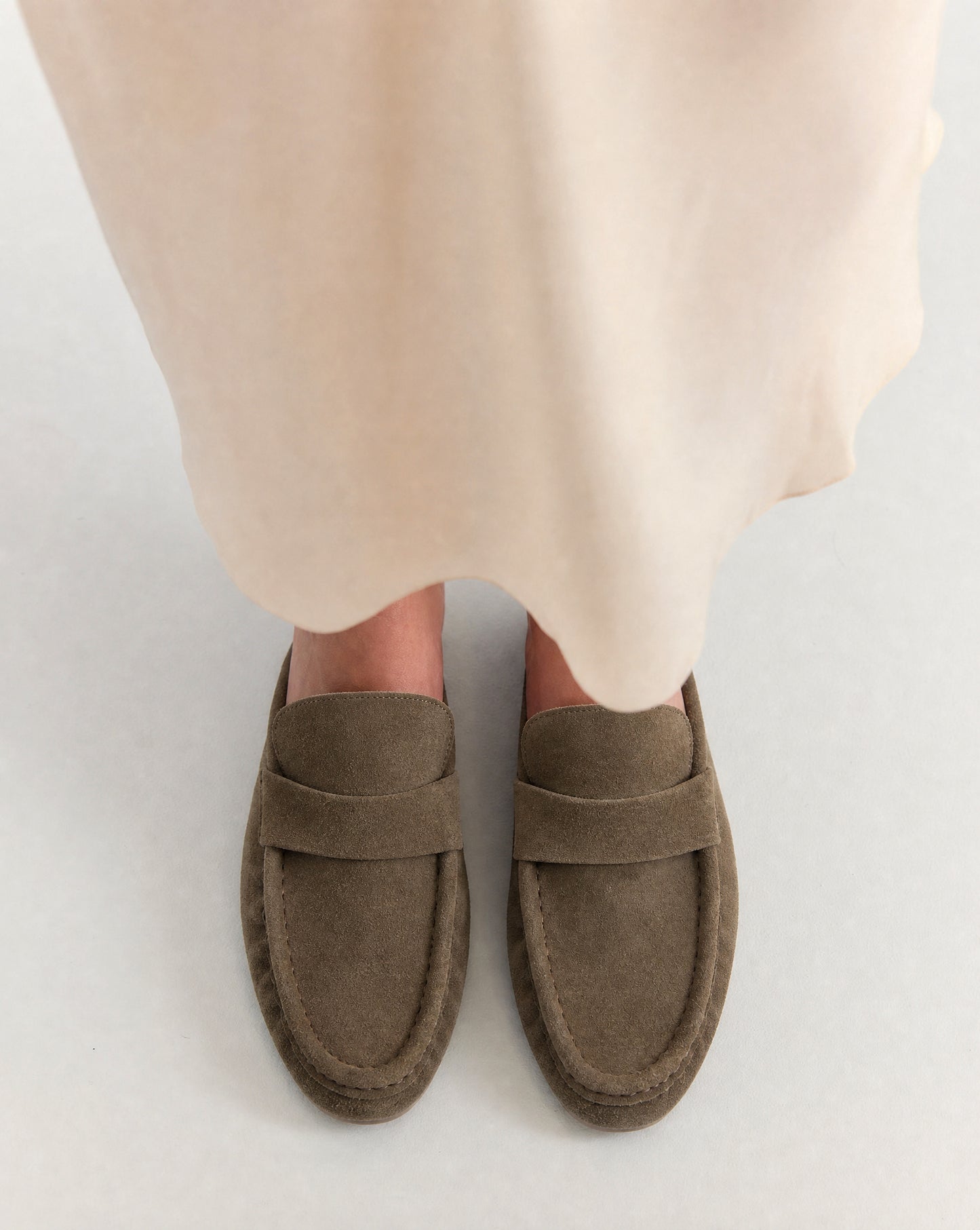 La Tribe | Naomi Mule - Khaki Suede