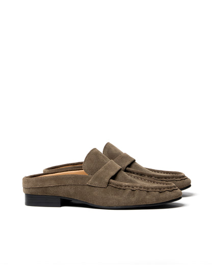 La Tribe | Naomi Mule - Khaki Suede