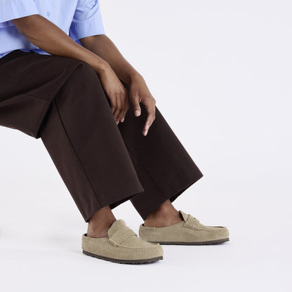 Birkenstock | Naples Wrapped Suede Regular - Taupe
