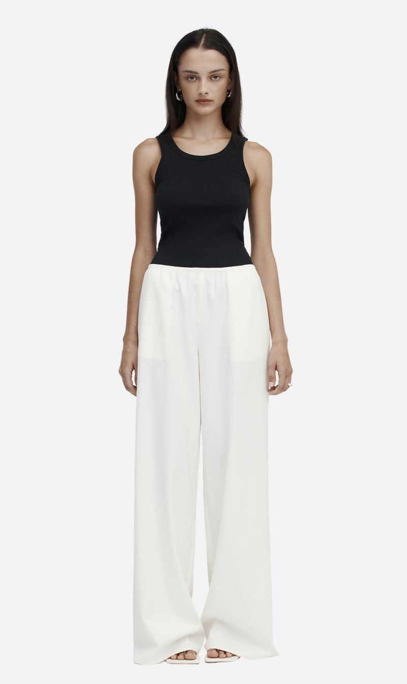 Rebe | Pull On Trouser - Ivory