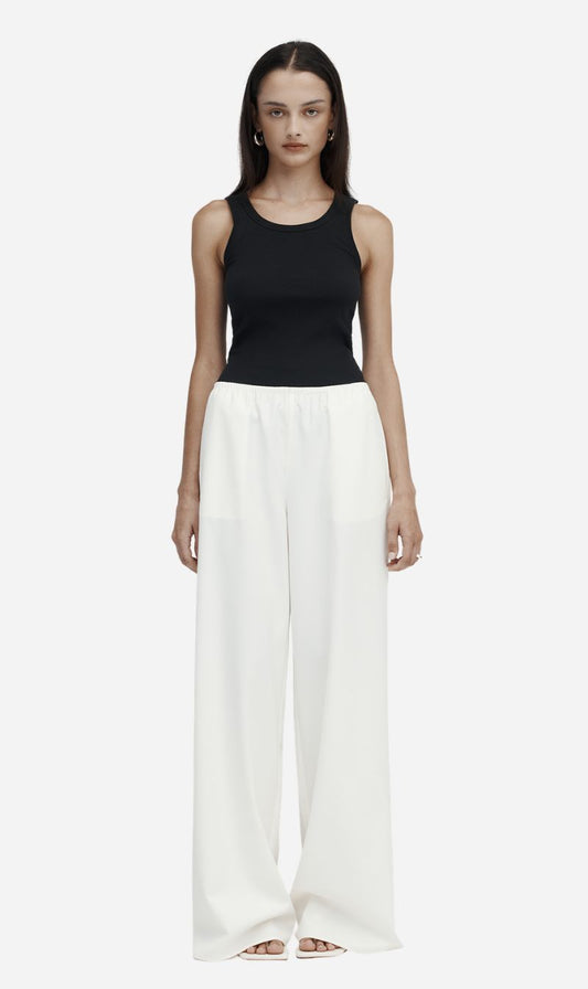 Rebe | Pull On Trouser - Ivory