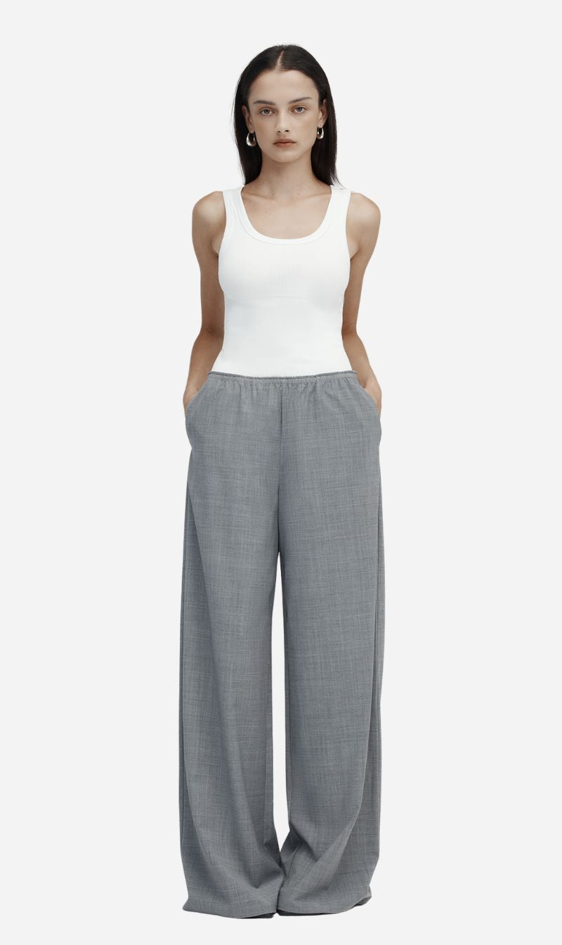Rebe | Pull On Trouser - Grey