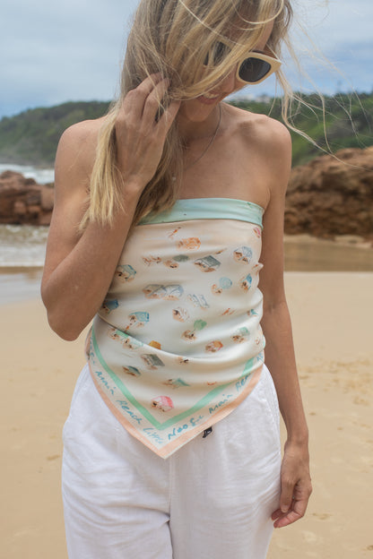 Dark Hampton | The Dark Hampton x Cass Dellar Noosa Silk Scarf