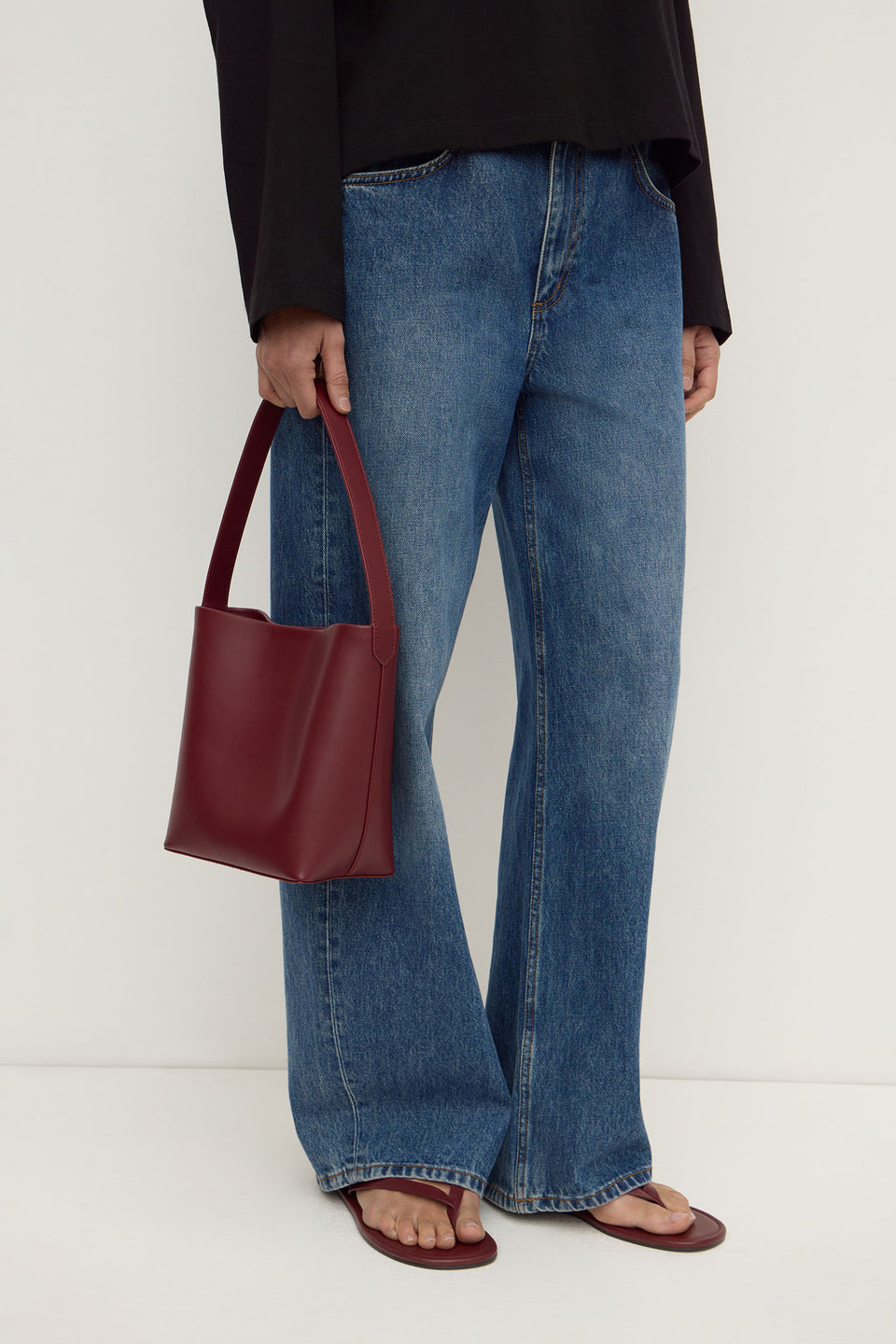 Assembly Label | Nova Mini Bucket Bag - Raisin