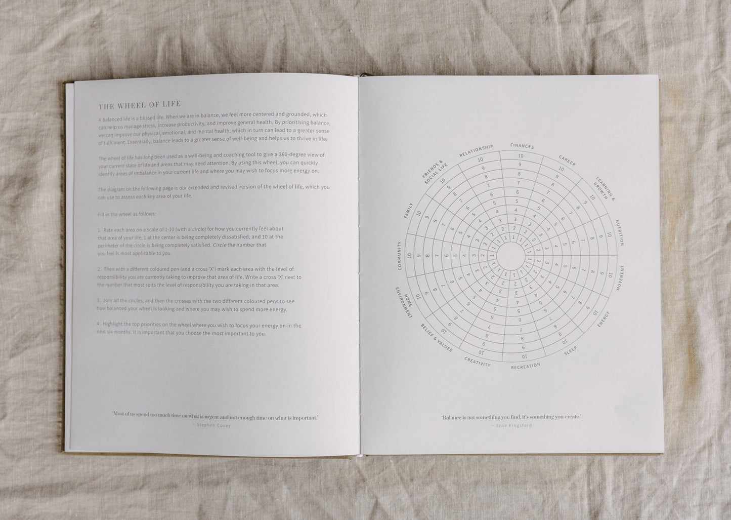 Olive + Page | The Well Being Journal - Sand