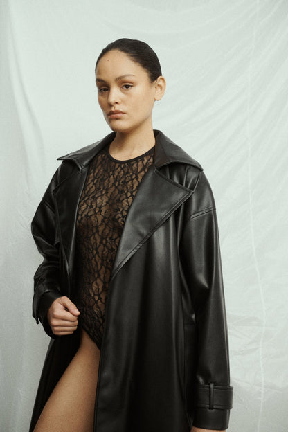 One Of Others | Ares Duster Coat - Black