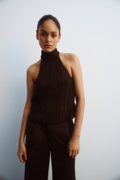 One Of Others | Nora Top - Espresso